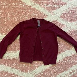 Primary Maroon Knit Sweater